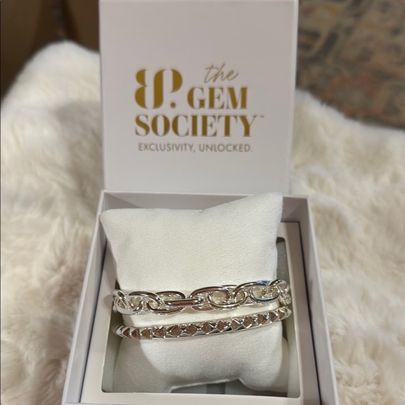 Bomb Party Jewelry - The Gem Society Silver Bracelet Set